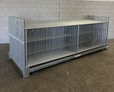 Product transportkooi opzethekken Zonder Product transportkooi opzethekken Zonder